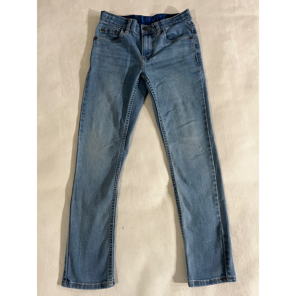 Levi Strauss Co 512 Kids Boys Slim Taper Jeans Blue Denim Size 12 Reg W26 L27